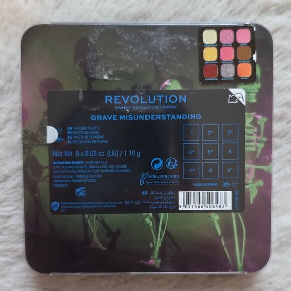 Corpse Bride Grave Misunderstanding Eyeshade Palette. Revolution - Picture 5 of 5
